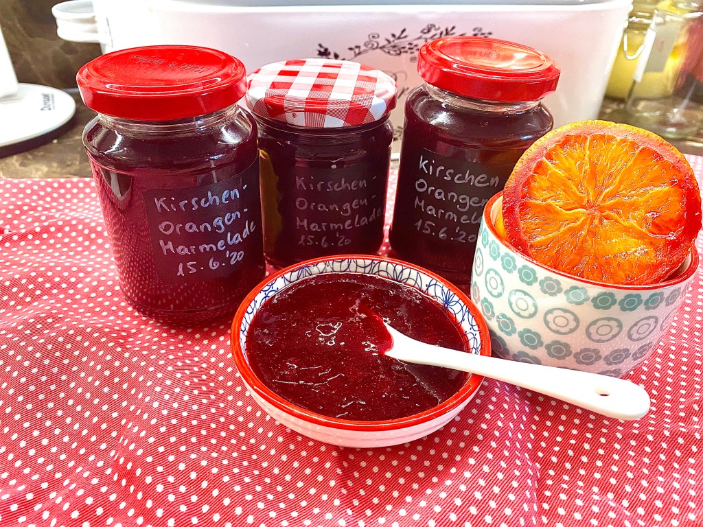 Kirschen-Orangen-Marmelade