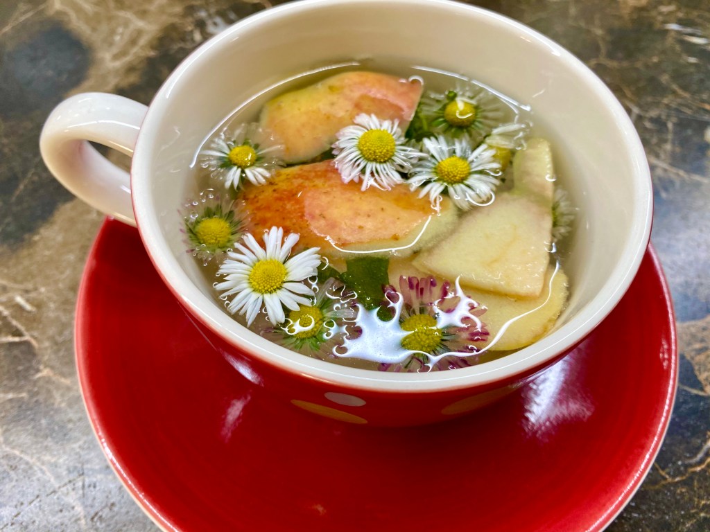 Gänseblümchentee für Kinder